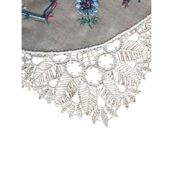 Antique 1919 Set Of 3 Dutch Art Deco Deadstock Handkerchief in Original Box - Picture 3 of 14